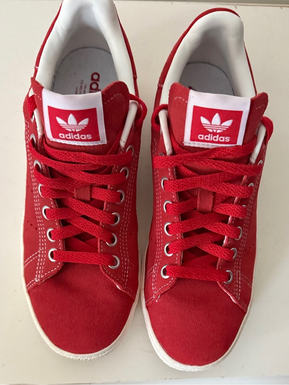 Adidas Originals Stan Smith CS Red White Mens Sneakers ID2044 Mens 6 EUC
